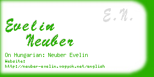 evelin neuber business card